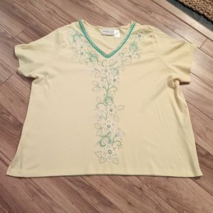 Women's Alfred Dunner short sleeve Top - size 2X